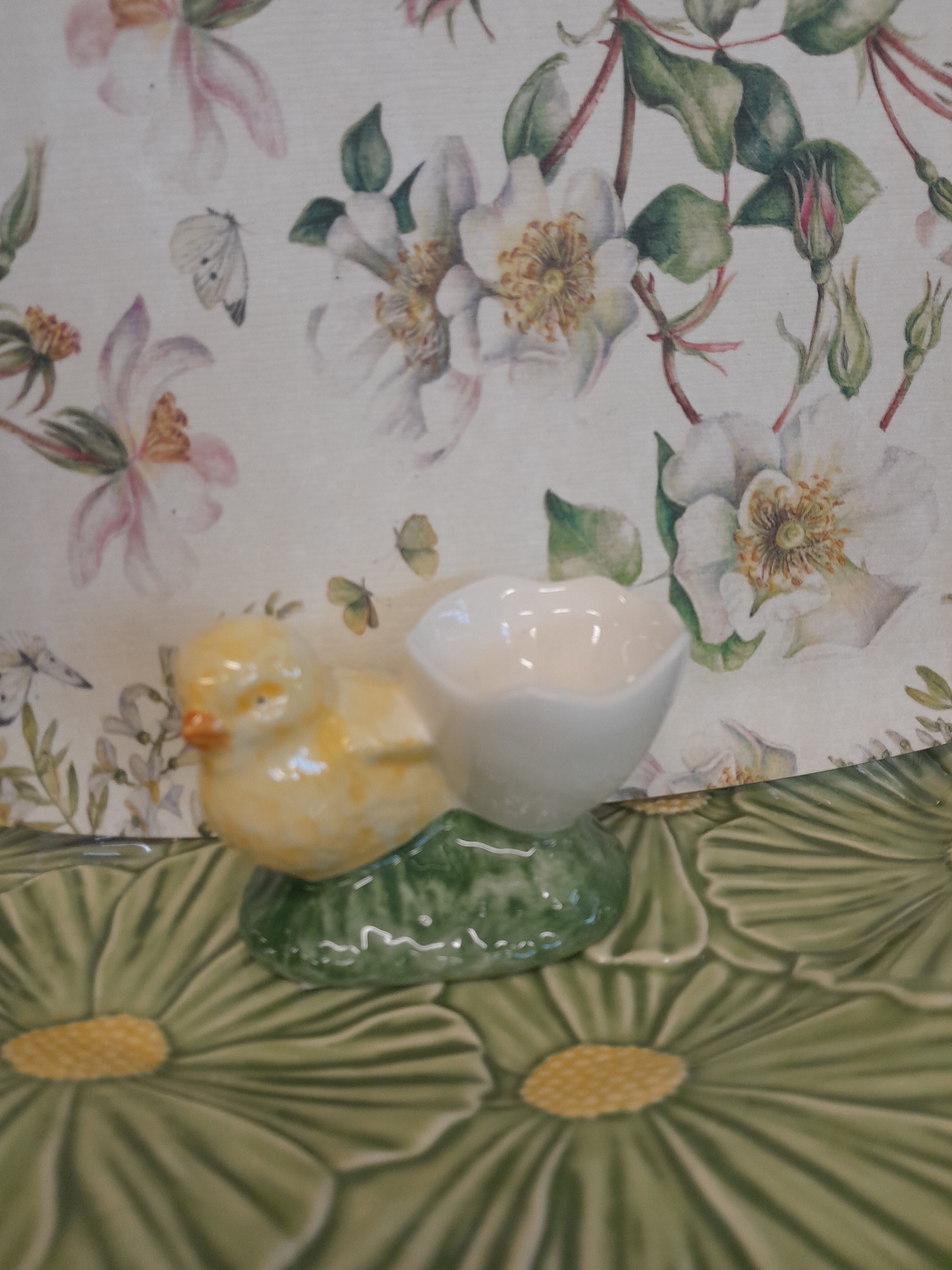Egg Cup - One Eggshell with Whole Chick
