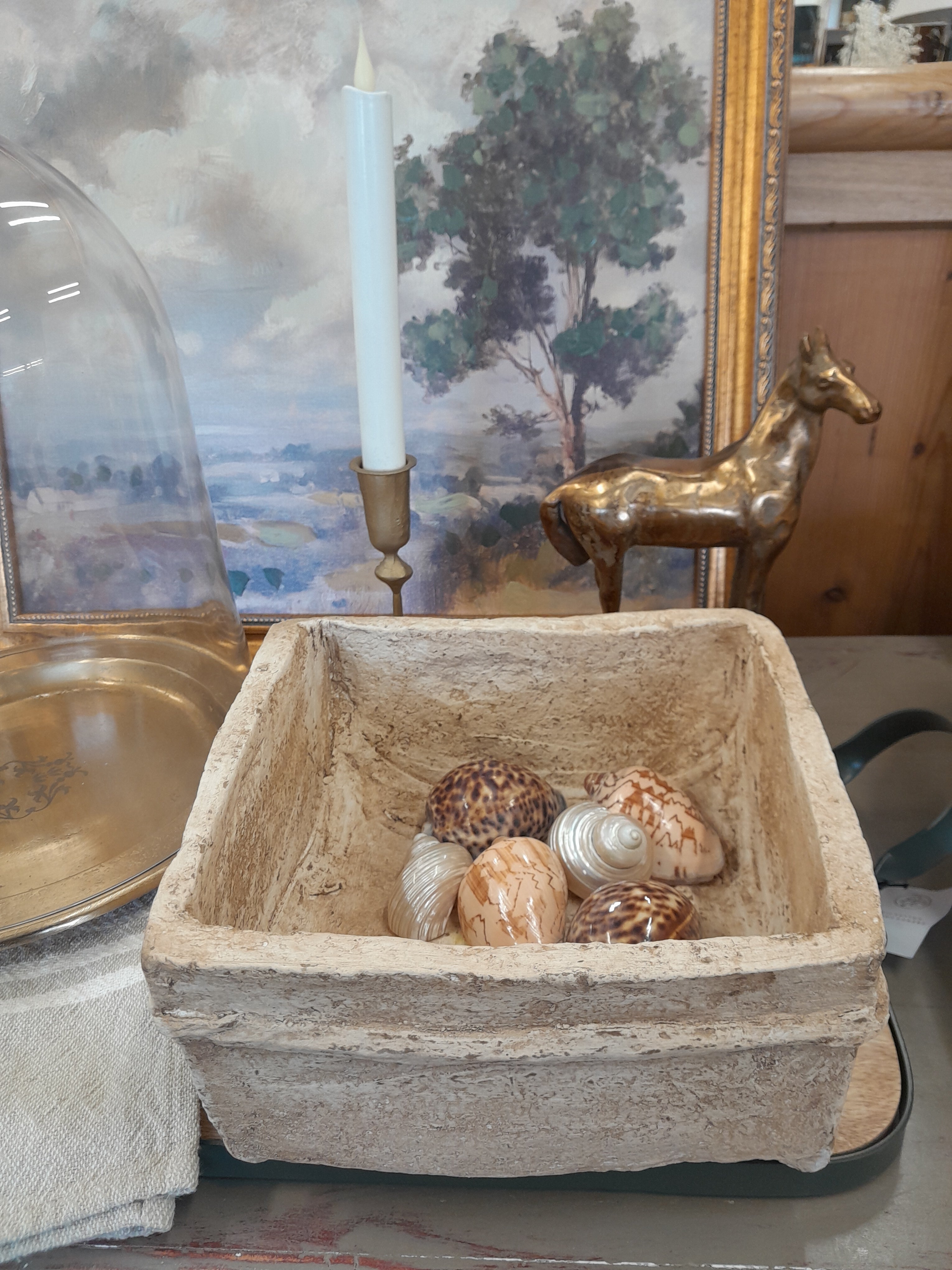Paper Mache Pot-Rectangle