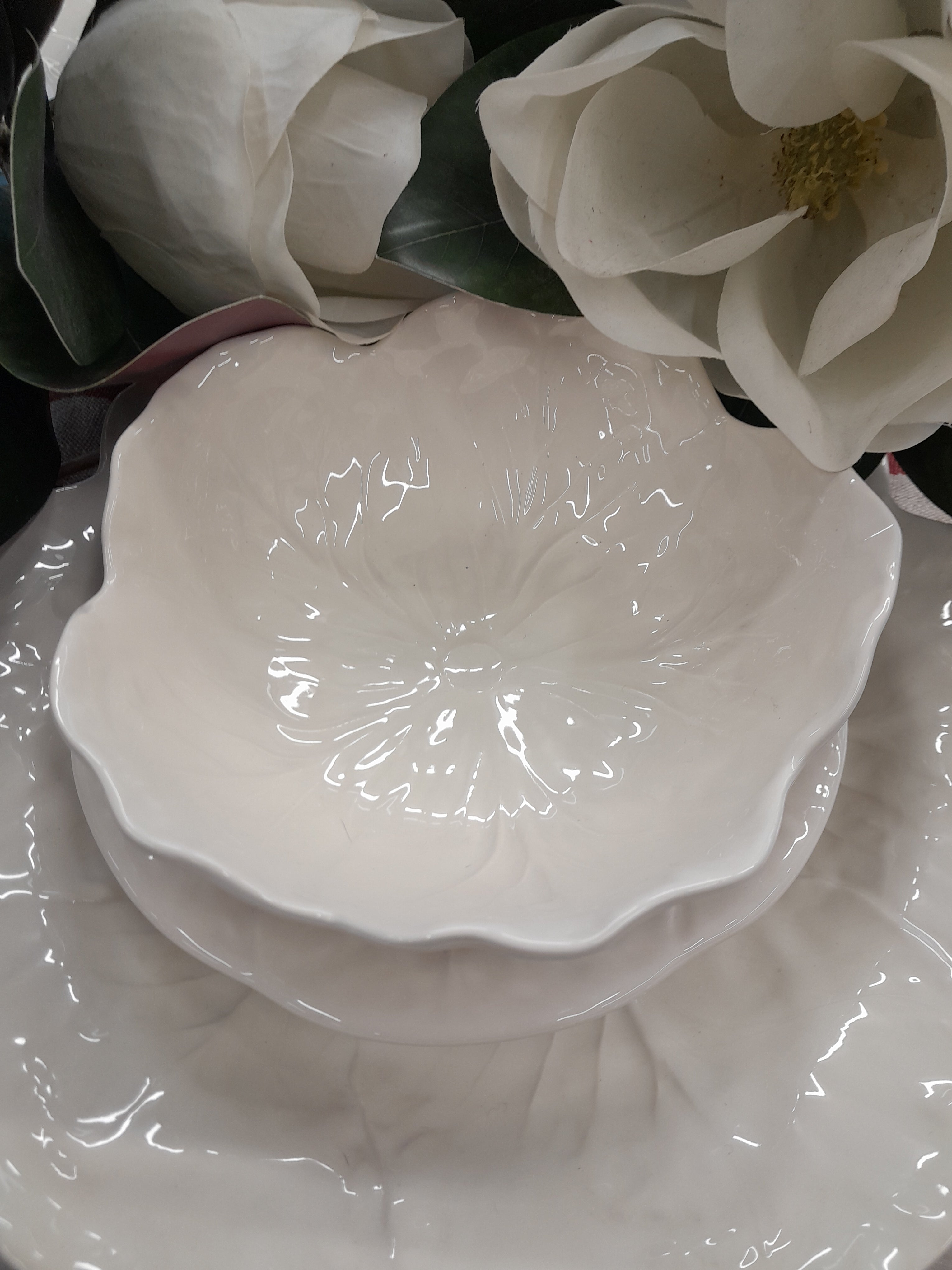 Cabbage Bowl 17.5cm Beige