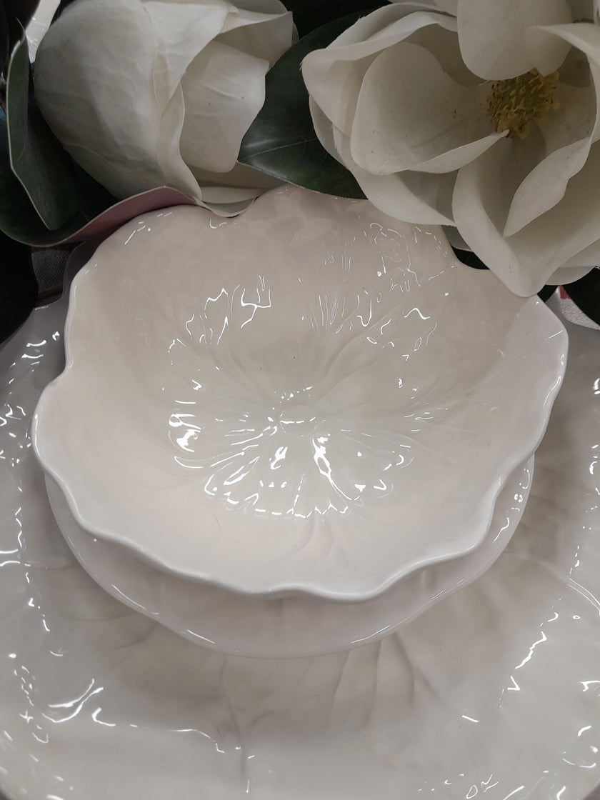 Cabbage Bowl 17.5cm Beige