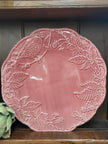 Bordallo Dark Pink, Blackberries and Bird-Charger Plate