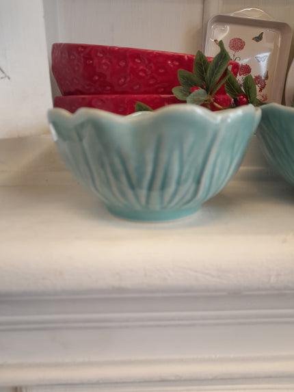 Bordallo Flora Bowl-Blue 12cm