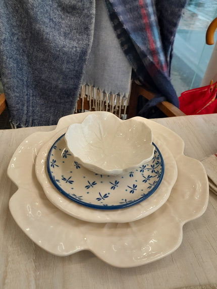 Cabbage Dinner Plate 26.5cm Beige