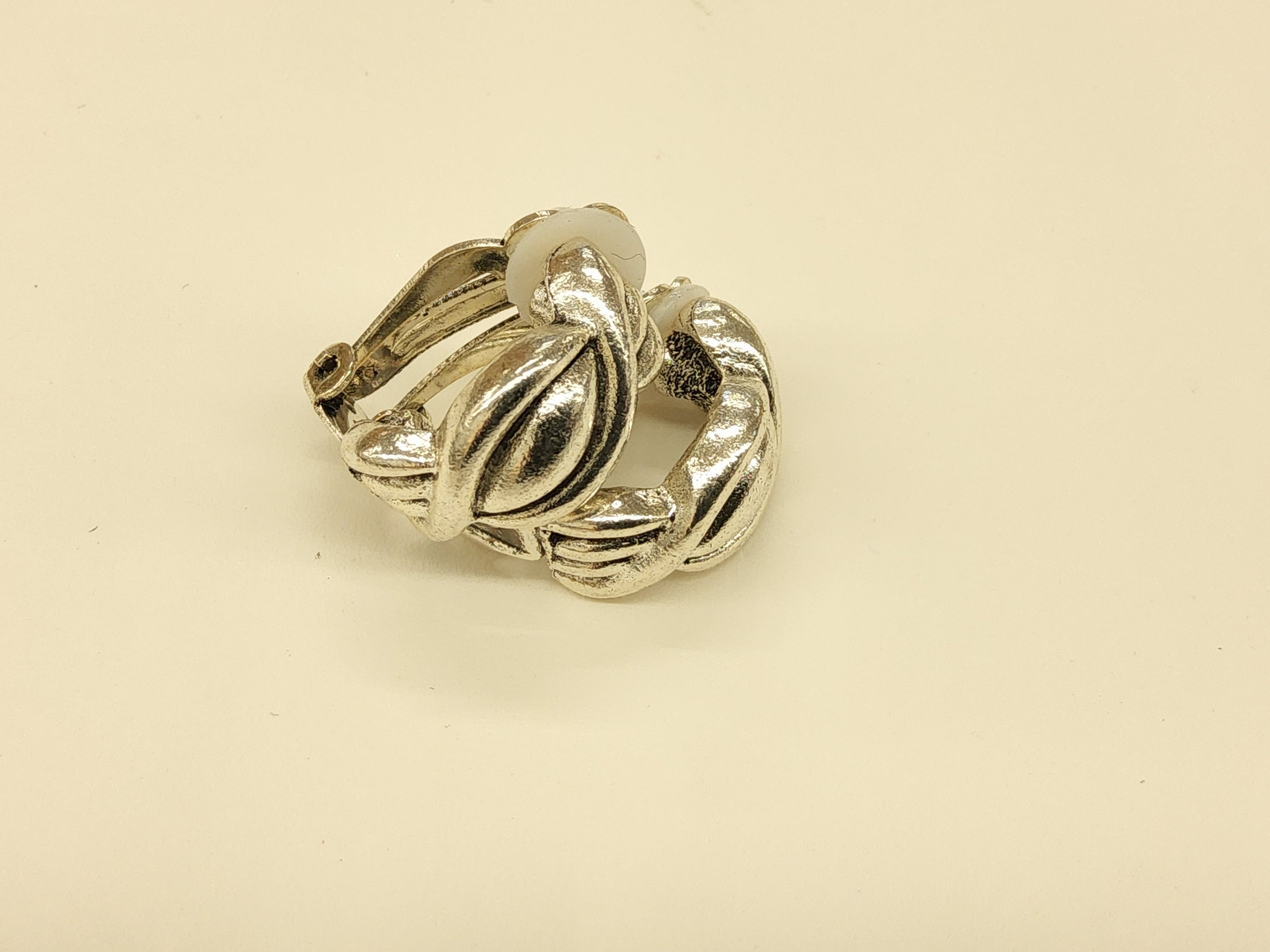 Violet Design Clip On Earrings