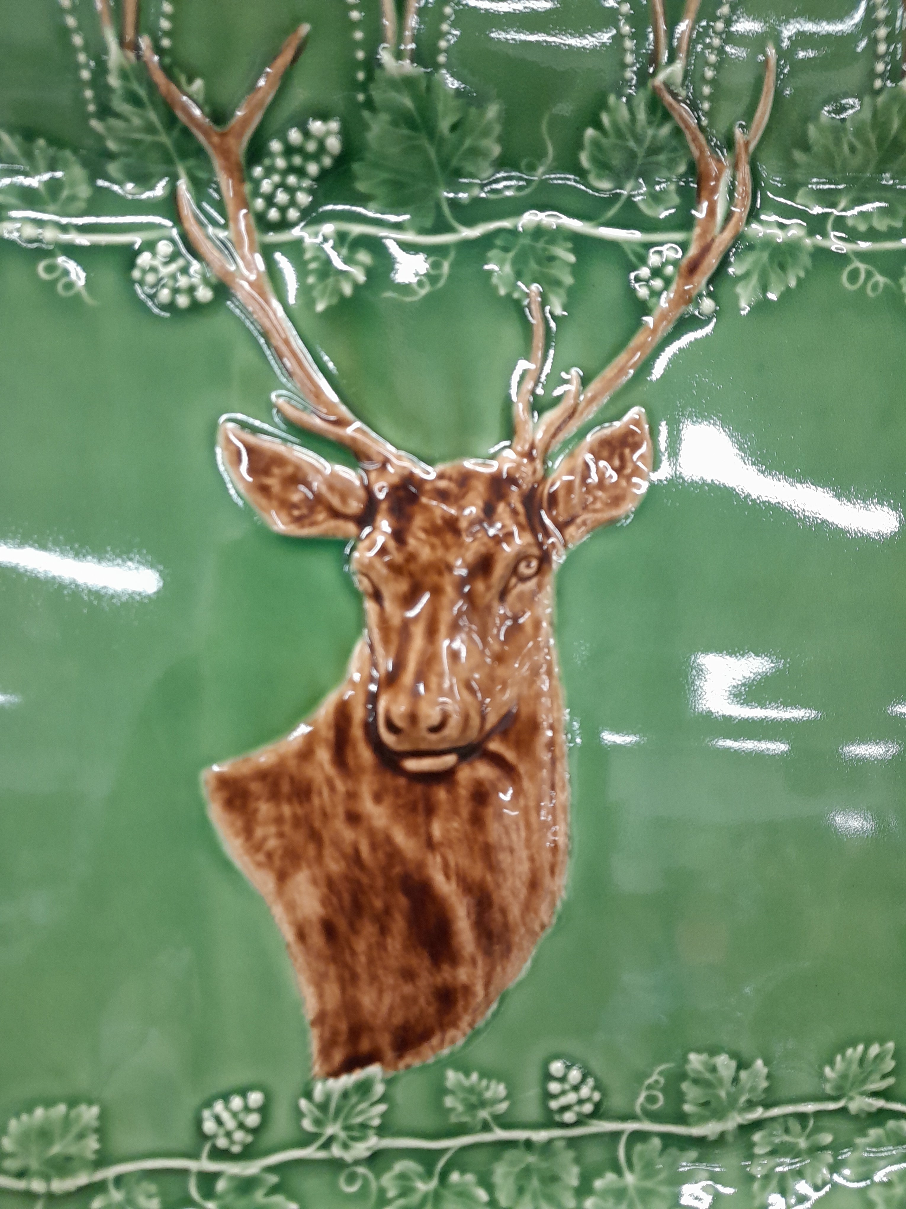 Bordallo Pinheiro Grove Deer Tray (47.5cm)