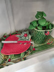Bordallo Pinheiro Strawberry Olive Dish in-store at Villarosa Maison Nelson NZ