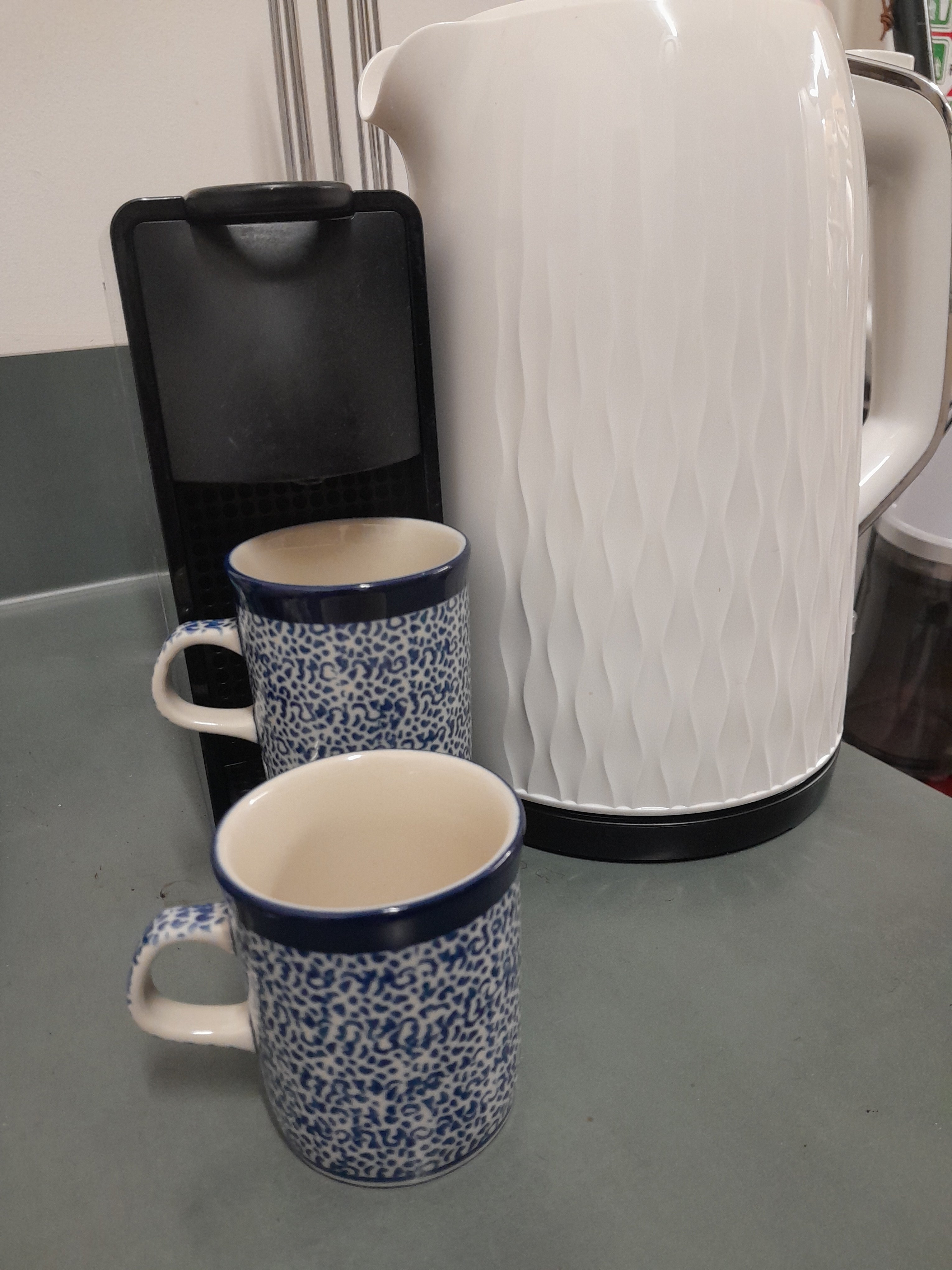 Polish Ceramics Marble Mug - Short Straight Side