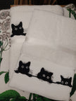 Alice & Lily Embroidered Face Cloth Set of 2