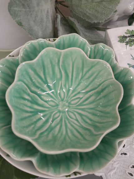 Bordallo Flora Bowl-Verde 12cm
