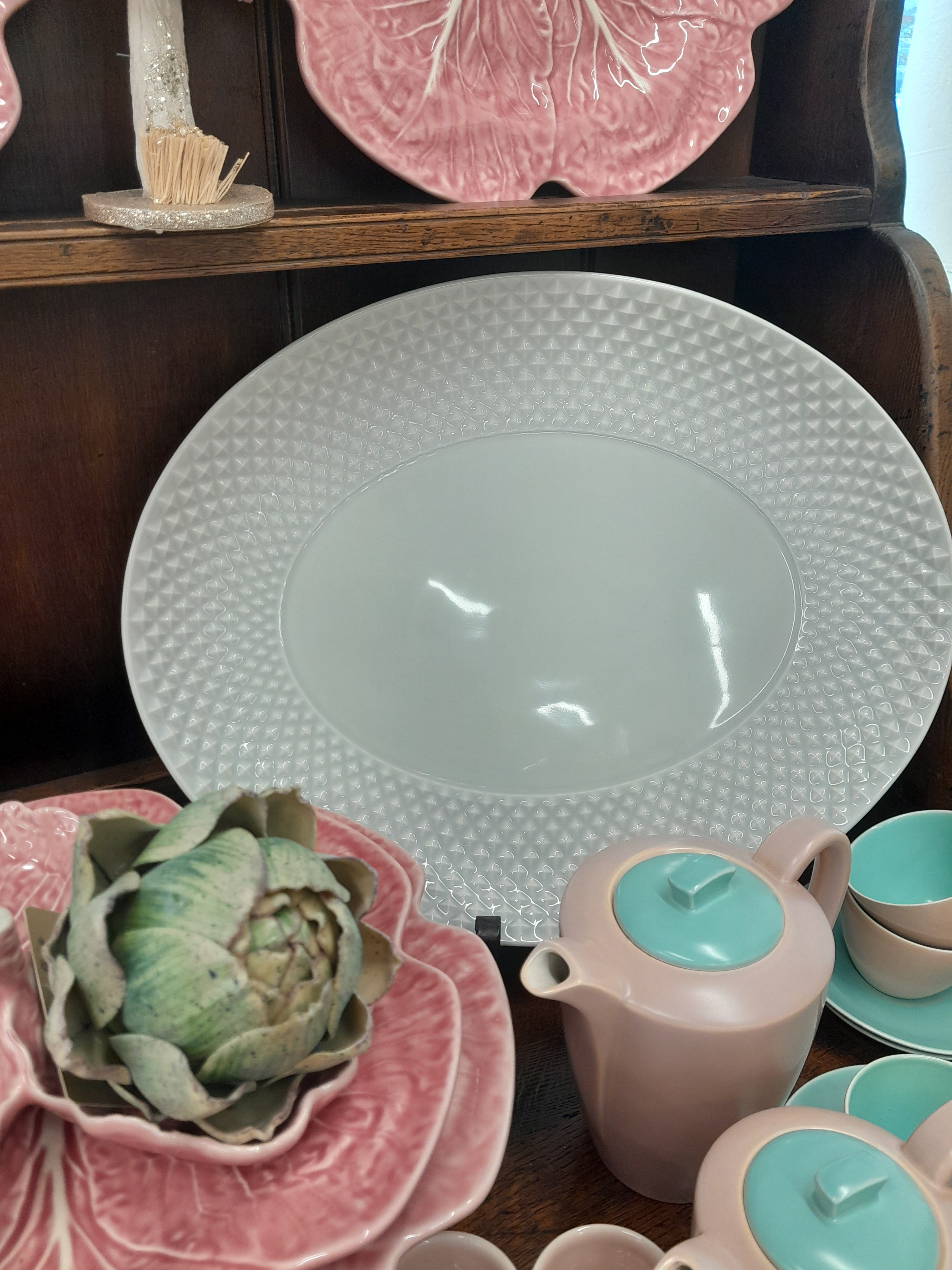 Bicos Grey Platter 40cm-Bordallo