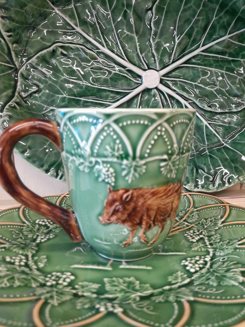 Bordallo Pinheiro Hunting Boar Mug