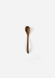 Tiny Wooden Salt Spoon - Dark