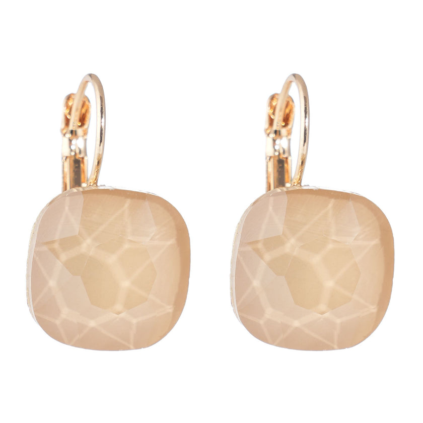 Square Earrings Smoke