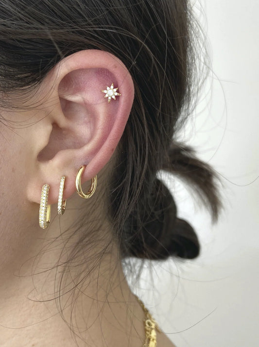 Ruby Tuesday Georgie Hoops - Gold