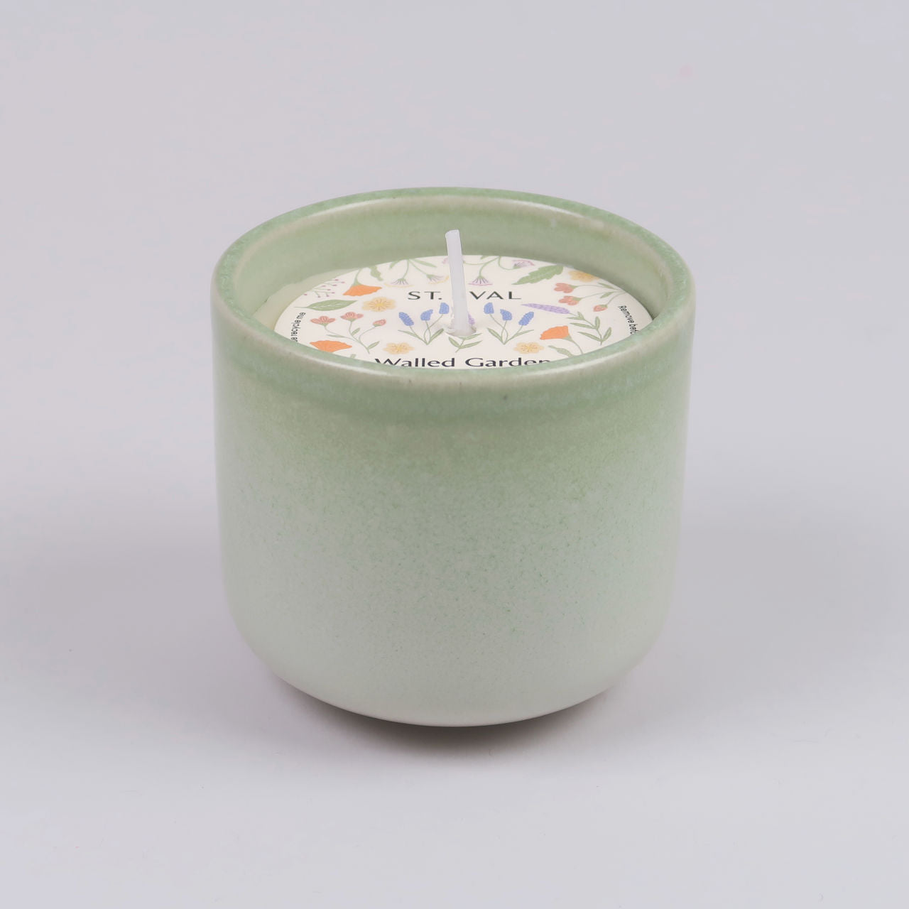 St. Eval Walled Garden Candle Ceramic Pot