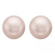 Spanish Pearl Stud Earrings - Olive Tiger
