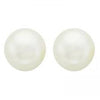 Spanish Pearl Stud Earrings - Olive Tiger