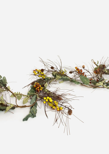 Foraged Green Berry Swag Large by French Country Collections