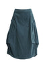 Milwaukee Marlowe Skirt Teal in Fine Cord - Olga de Polga