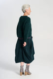 Milwaukee Marlowe Skirt Teal in Fine Cord - Olga de Polga