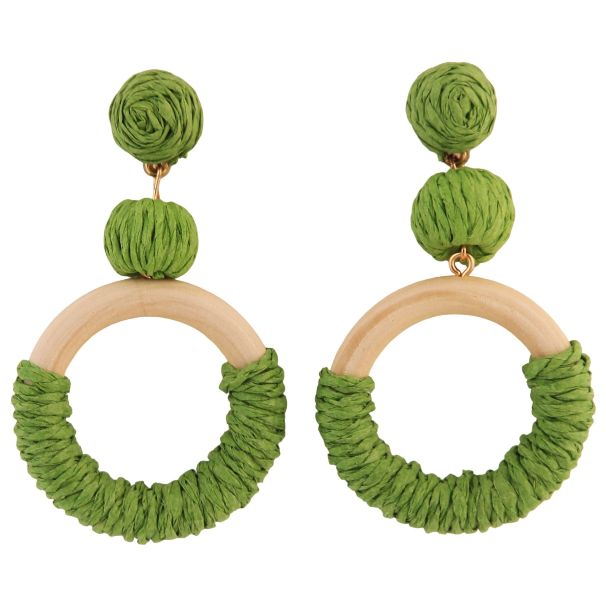 Tilly Earrings Green
