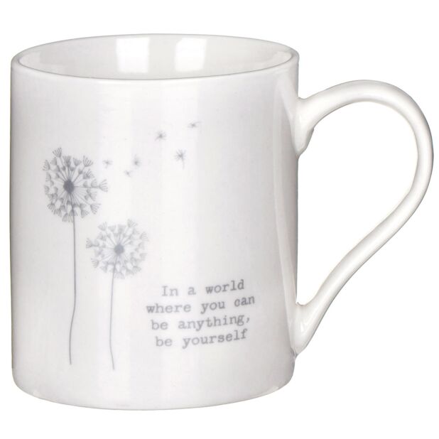 Transomnia Dandelion Message Mug