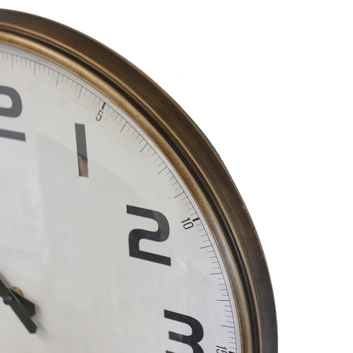 Antique Brass Iron Wall Clock