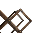 Iron Wine Rack in Antique Brass Finish