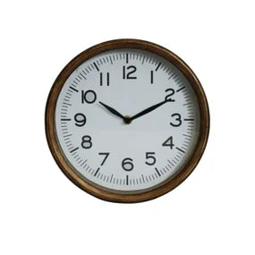 Antique Brass Finish Clock