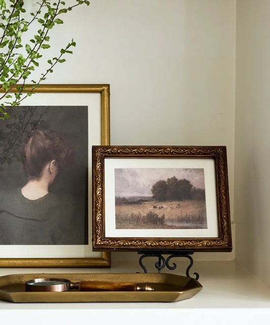 Vintage Rural Landscape Wall Art