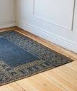 Sundara Motif Blue Rug - Medium