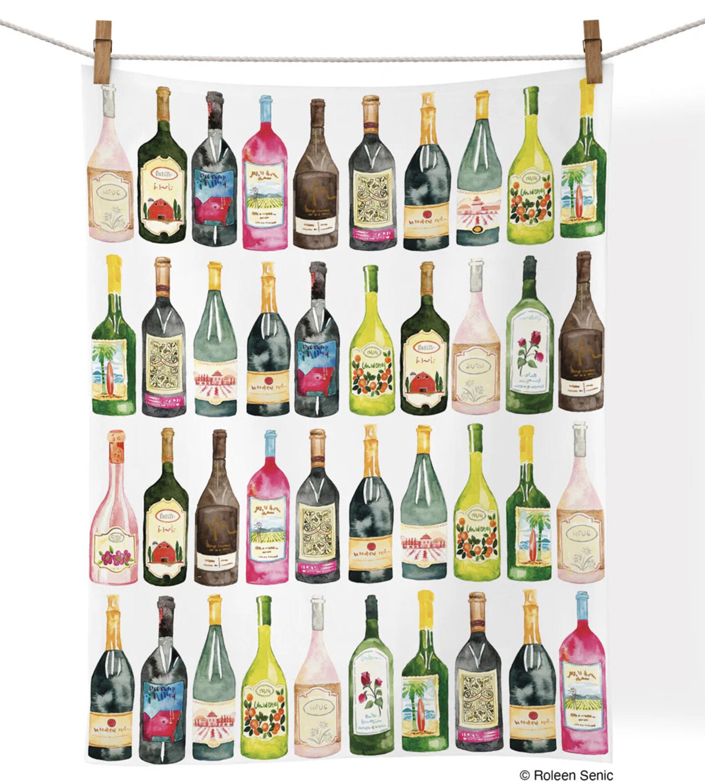 Wine Cellar Tea Towel