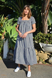 Wyatt Wylde Gingham Dress - Lenny Midi