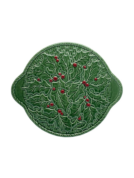 Bordallo Pinheiro Holly Tart Tray (36cm)