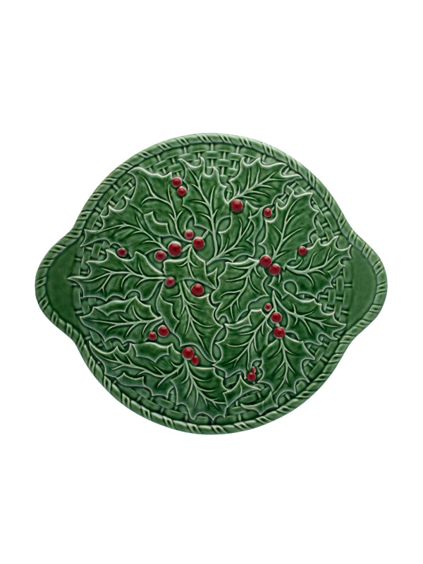 Bordallo Pinheiro Holly Tart Tray (36cm)