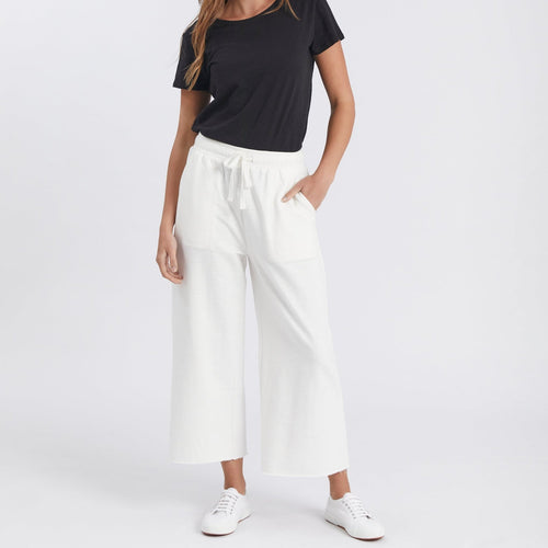 White Chloe Pant by Crue the Label