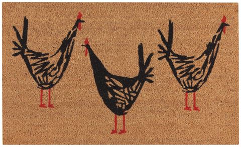 Chicken Scratch Doormat