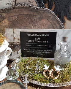 Villarosa Maison Gift Voucher - $20 Value