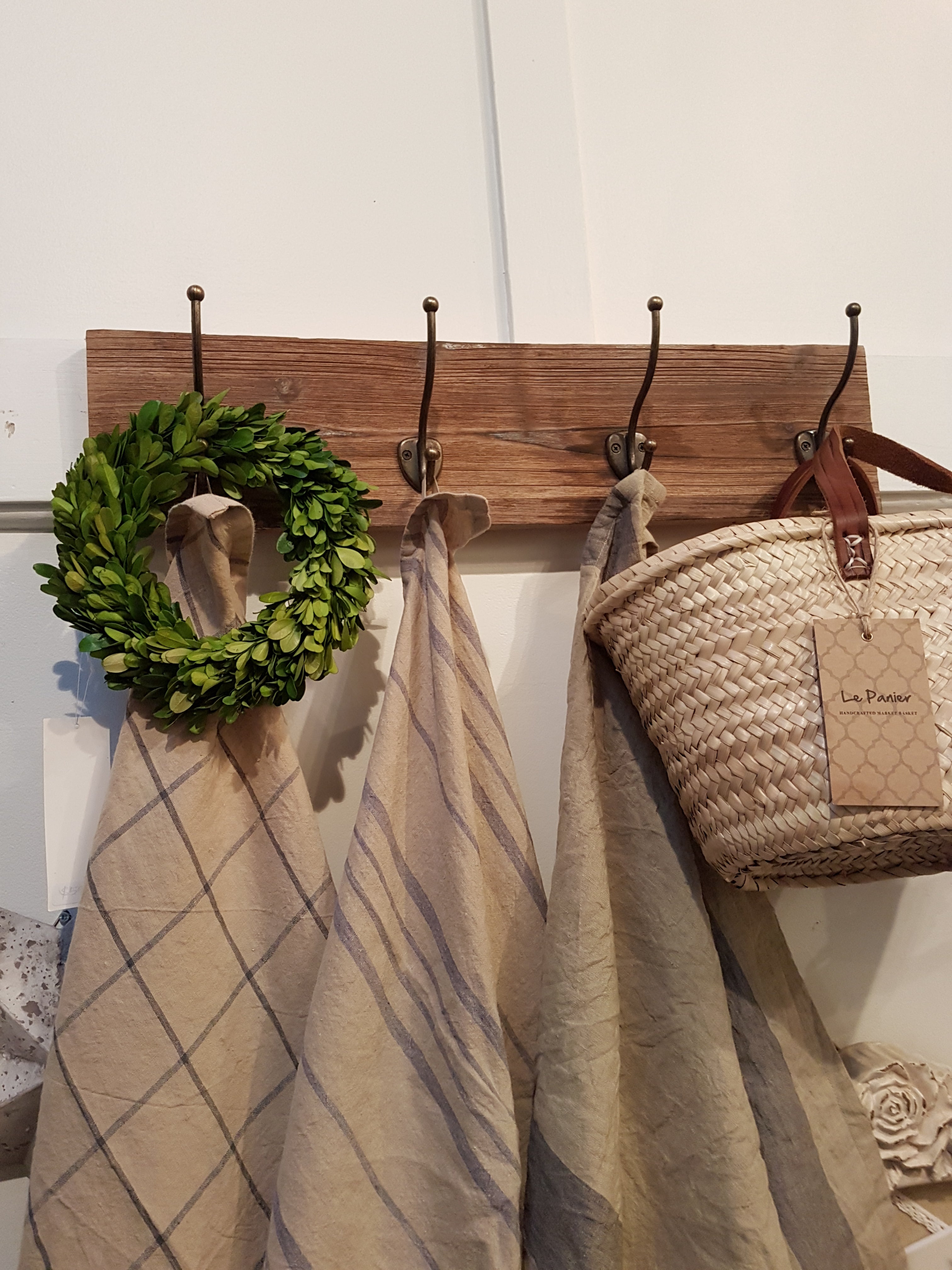 Winkler Grey French Linen Tea Towel