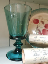 Load image into Gallery viewer, La Rochere Bee Blue Wine Glass