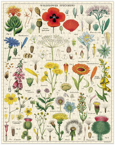 Cavallini & Co - Vintage Puzzle - Wildflowers 1000 pieces