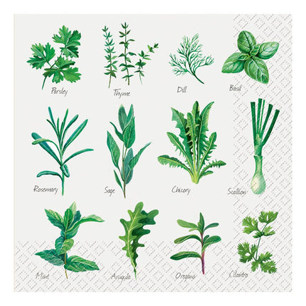 Herb Paper Napkins