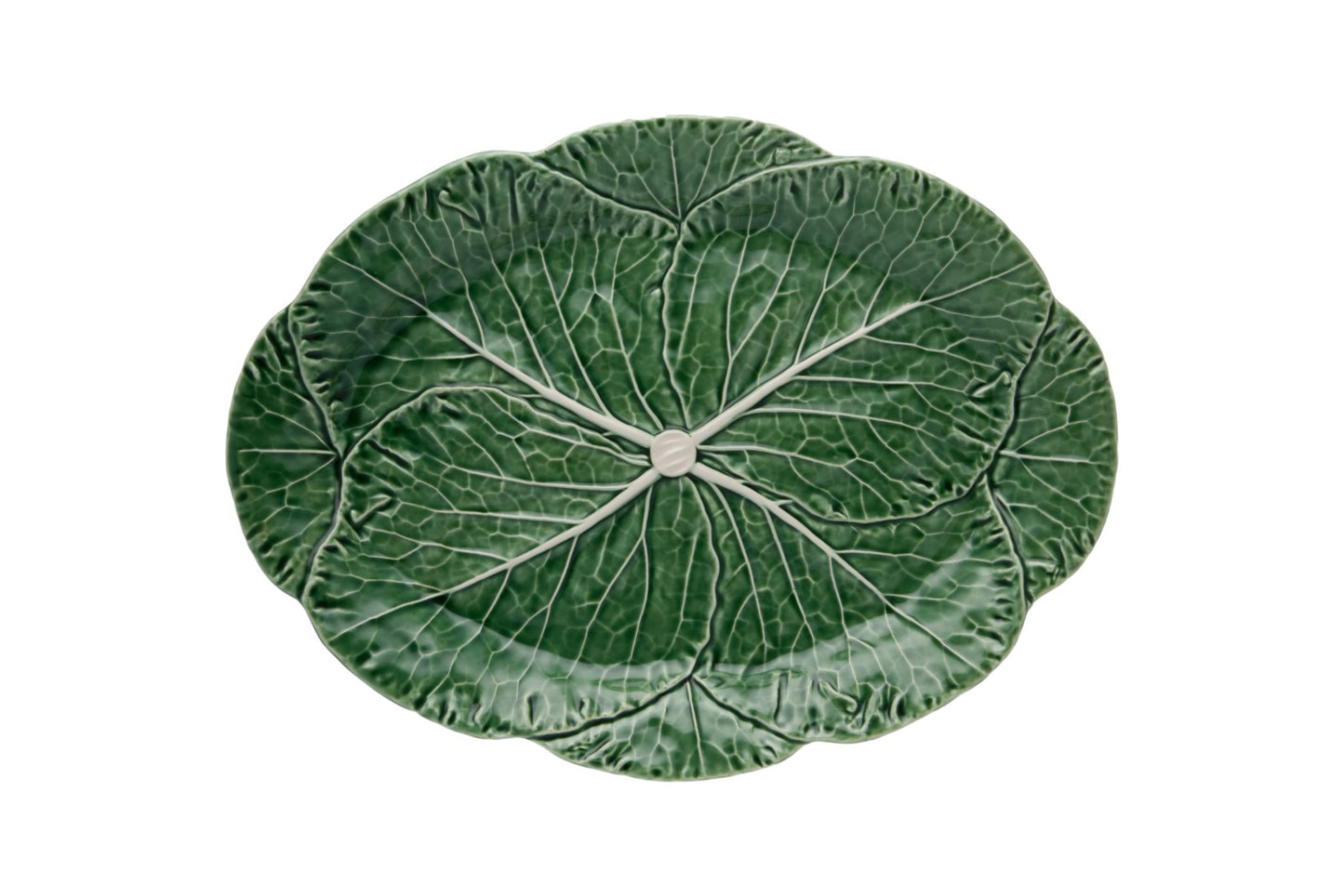 Bordallo Pinheiro Cabbage Oval Platter (43cm)