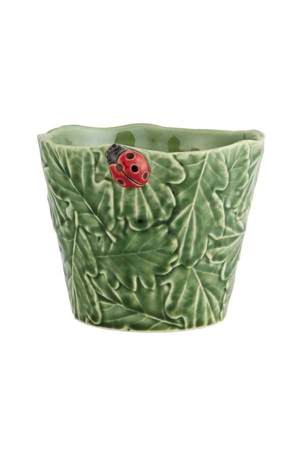 Bordallo Pinheiro Lady Bug Pot - ceramic ladybird pot made in Portugal, available in NZ at Villarosa Maison