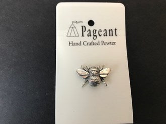 Pewter Bee Pin