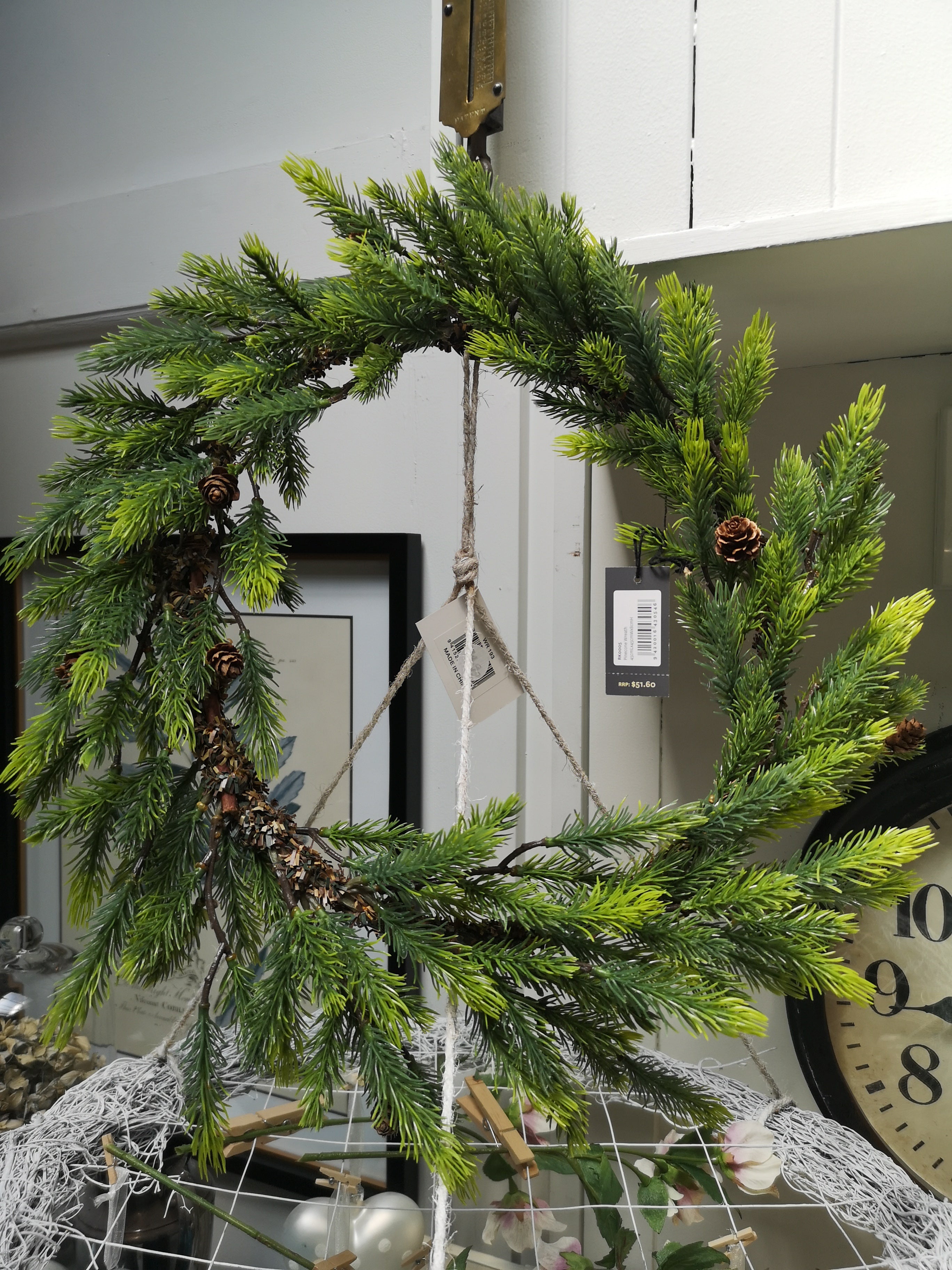 pine cone wreath