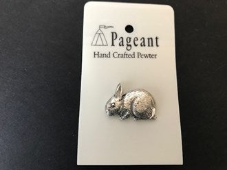 Pewter Rabbit Pin