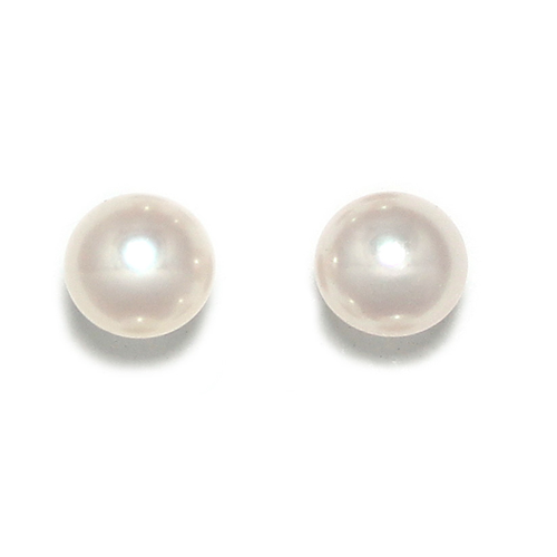 Simply Italian Pearl Stud Earrings