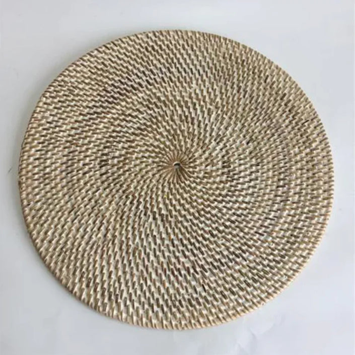 Lombok Placemat Whitewash - By Voodoo