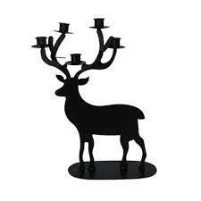 Iron Large Reindeer CandleHolder